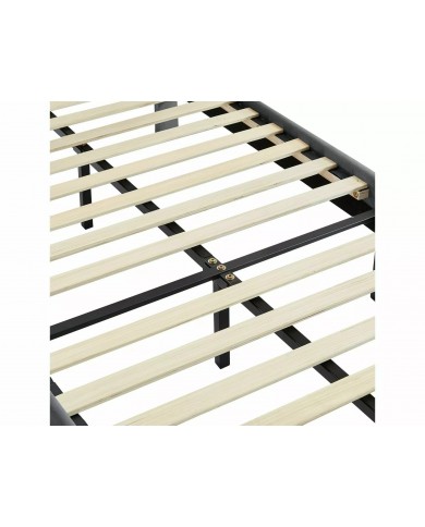 Offre Promo Exceptionnelle – Lit Design Tissu Velours SAWANA avec sommier lattes inclus - 2 teintes au choix