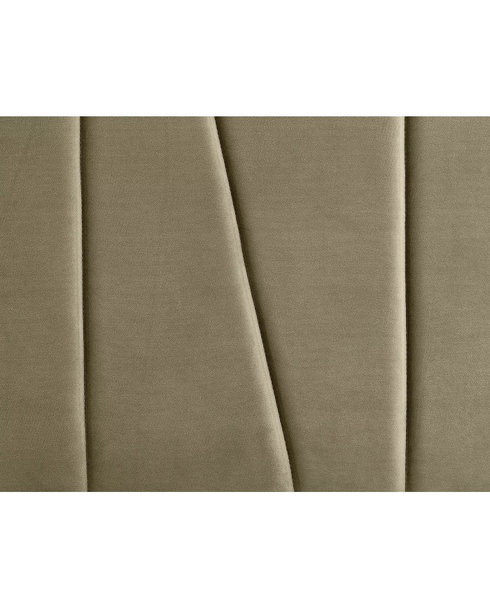 Offre Promo Exceptionnelle – Lit Design Tissu Velours SAWANA avec sommier lattes inclus - 2 teintes au choix