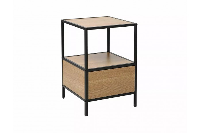 Table de Chevet GEA S - Design Élégant et Fonctionnel Avec tiroir Push to open