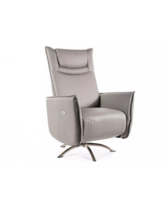 Fauteuil de relaxation éléctrique et pivotant Design Notos
