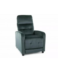 Offre commerciale exceptionnelle : Fauteuil Inclinable Tissu Velours Lotus
