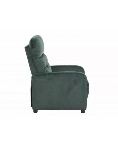 Offre commerciale exceptionnelle : Fauteuil Inclinable Tissu Velours Lotus