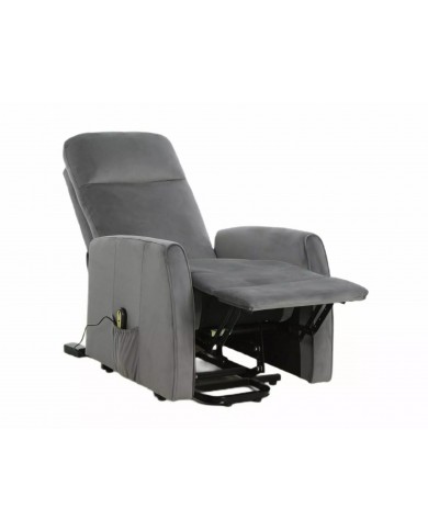 SUPER PRIX!  Fauteuil Inclinable électrique fonction verticalisation Toledo Gris.