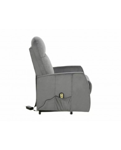 SUPER PRIX!  Fauteuil Inclinable électrique fonction verticalisation Toledo Gris.