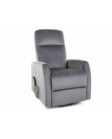 SUPER PRIX!  Fauteuil Inclinable électrique fonction verticalisation Toledo Gris.