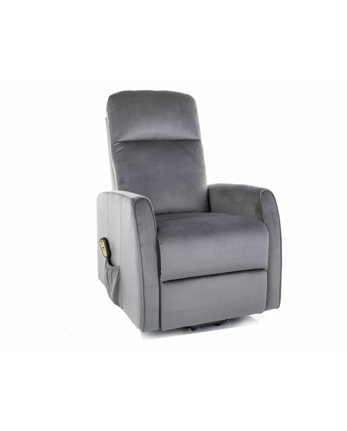 SUPER PRIX!  Fauteuil Inclinable électrique fonction verticalisation Toledo Gris.