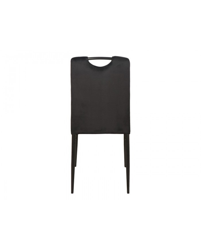 Chaise tissu ou velours avec poignée et pieds métal RICK – Élégance et Confort au Quotidien