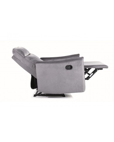 Fauteuil de relaxation CLOVIS 1 VELVET