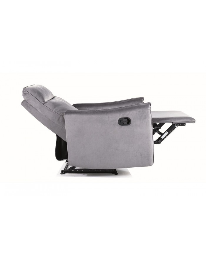 Fauteuil de relaxation CLOVIS 1 VELVET
