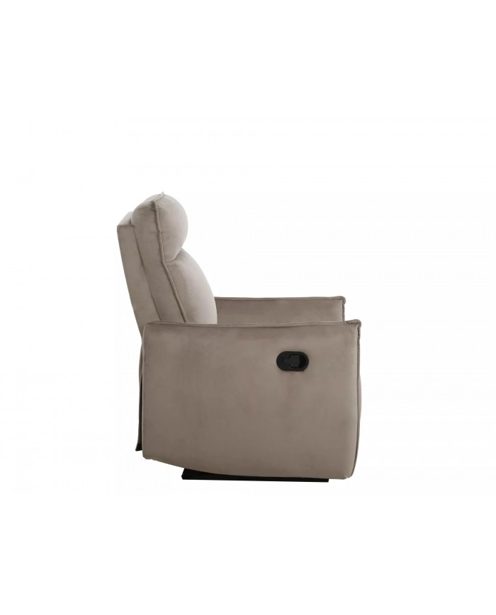 Fauteuil de relaxation CLOVIS 1 VELVET