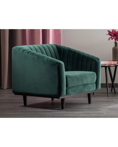 Fauteuil Asprey Velvet 1 GREEN : le design sans compromis