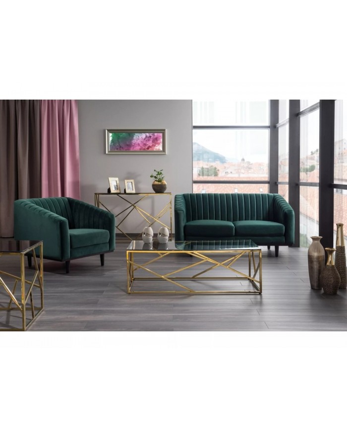 Fauteuil Asprey Velvet 1 GREEN : le design sans compromis