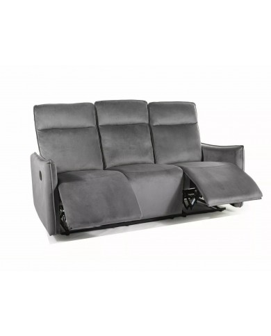 Fauteuil de relaxation 3 places CLOVIS 3 VELEVET