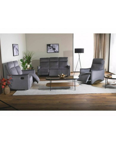 Fauteuil de relaxation 3 places CLOVIS 3 VELEVET