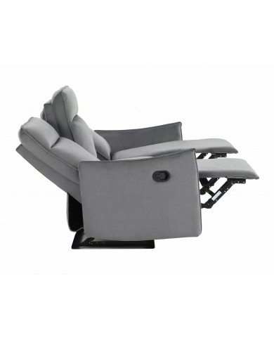 Fauteuil de relaxation 3 places CLOVIS 3 VELEVET