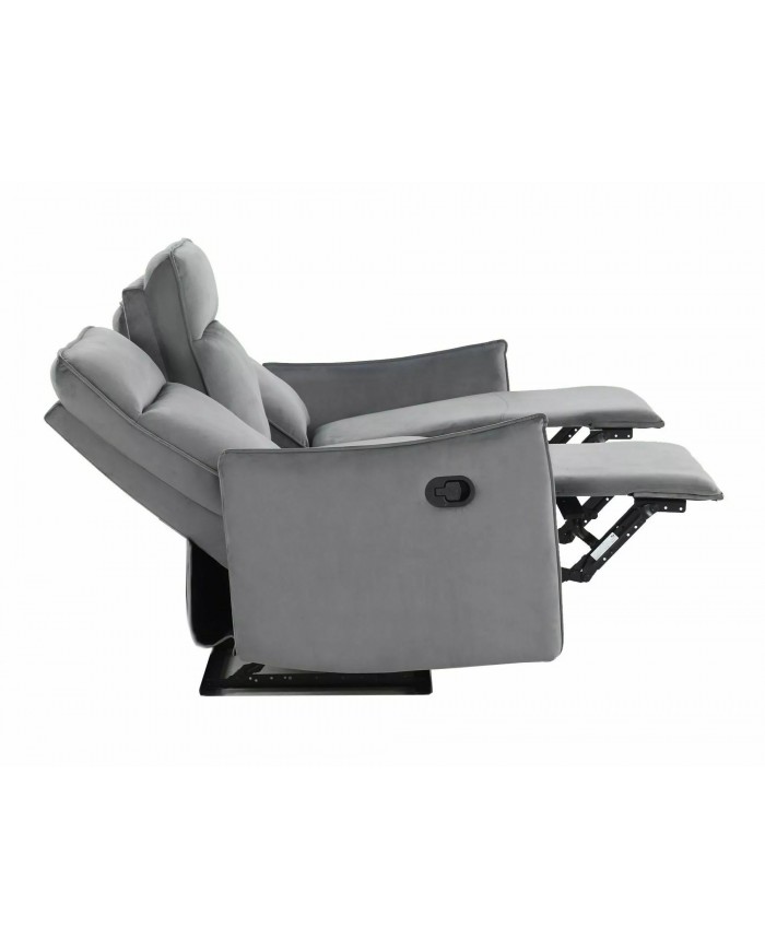 Fauteuil de relaxation 3 places CLOVIS 3 VELEVET