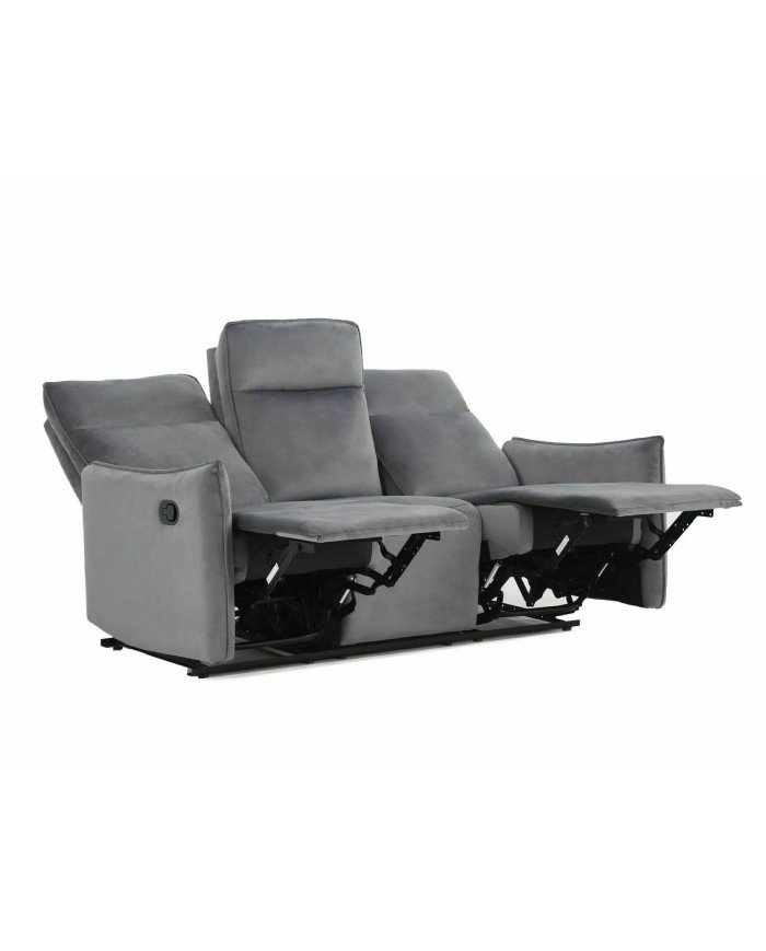 Fauteuil de relaxation 3 places CLOVIS 3 VELEVET