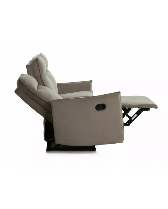 Fauteuil de relaxation 3 places CLOVIS 3 VELEVET