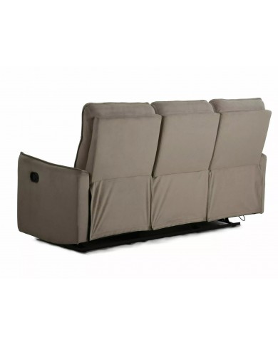 Fauteuil de relaxation 3 places CLOVIS 3 VELEVET