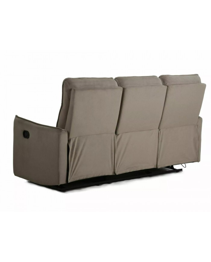 Fauteuil de relaxation 3 places CLOVIS 3 VELEVET