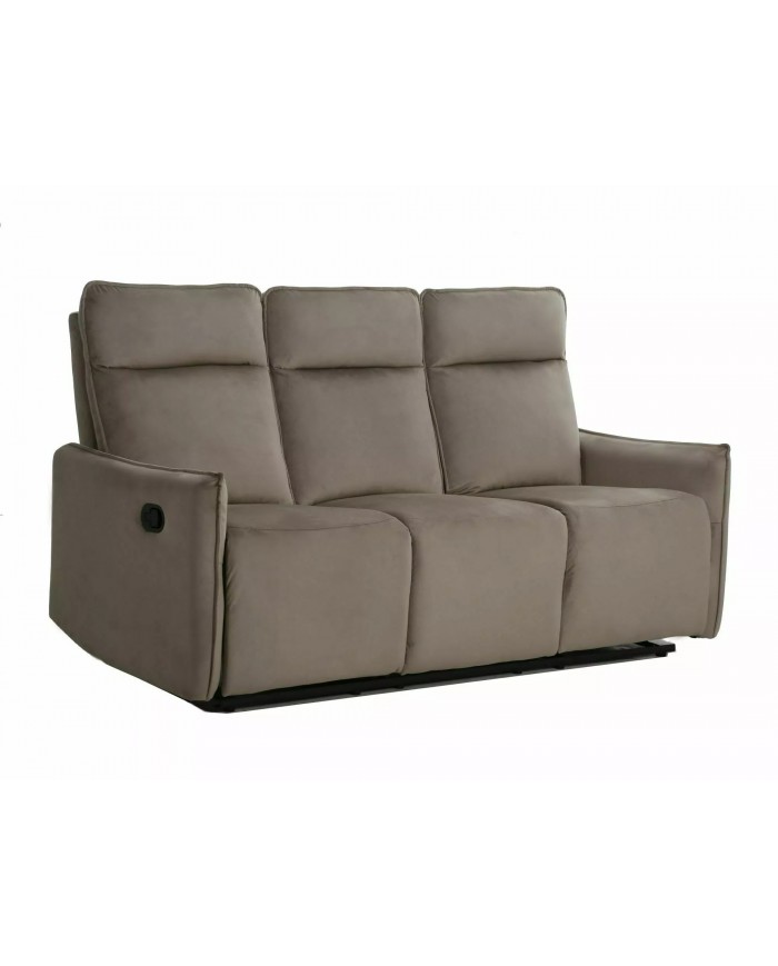 Fauteuil de relaxation 3 places CLOVIS 3 VELEVET