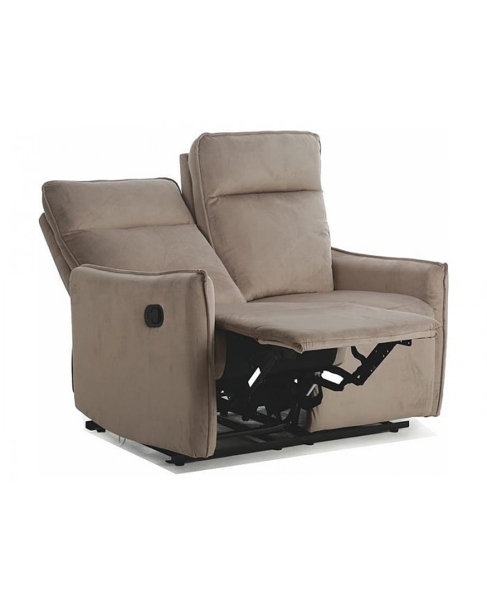 Fauteuil de relaxation 2 Places CLOVIS 2 VELVET