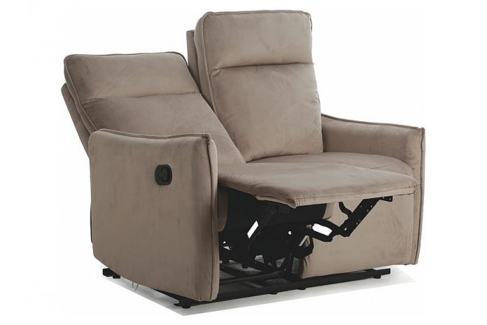 Fauteuil de relaxation 2 Places CLOVIS 2 VELVET
