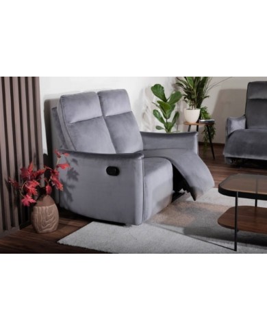 Fauteuil de relaxation 2 Places CLOVIS 2 VELVET