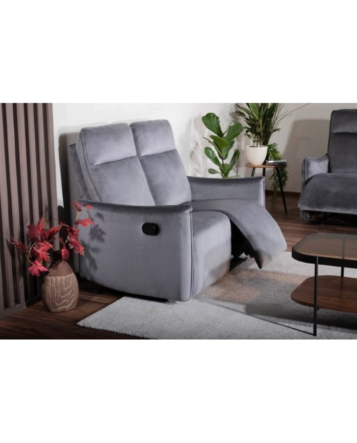 Fauteuil de relaxation 2 Places CLOVIS 2 VELVET