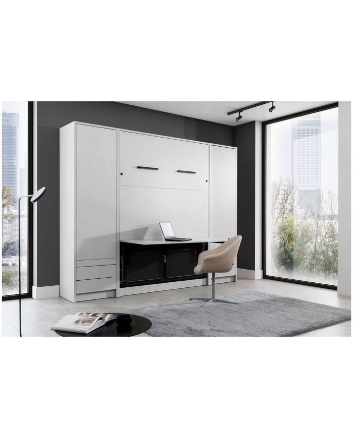 Lit escamotable avec bureau intégré | Gamme DELUXE