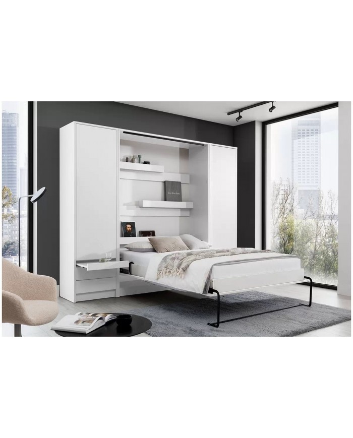 Lit escamotable avec bureau intégré | Gamme DELUXE