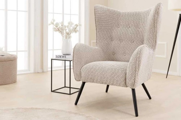 Fauteuil à oreilles AMSTRAD – Style, Confort et Élégance