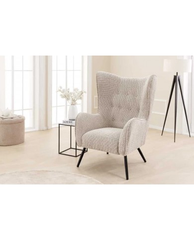 Fauteuil à oreilles AMSTRAD – Style, Confort et Élégance