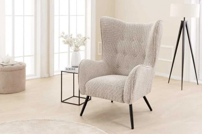 Fauteuil à oreilles AMSTRAD – Style, Confort et Élégance