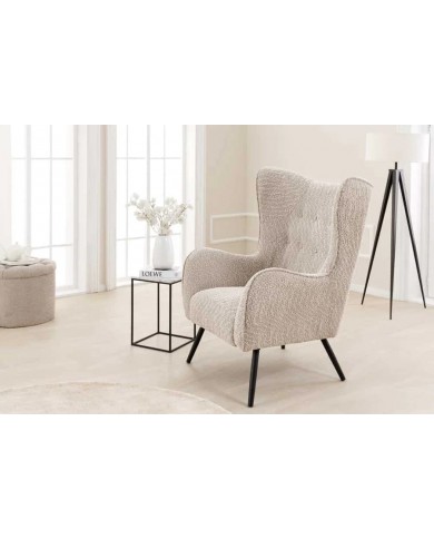 Fauteuil à oreilles AMSTRAD – Style, Confort et Élégance