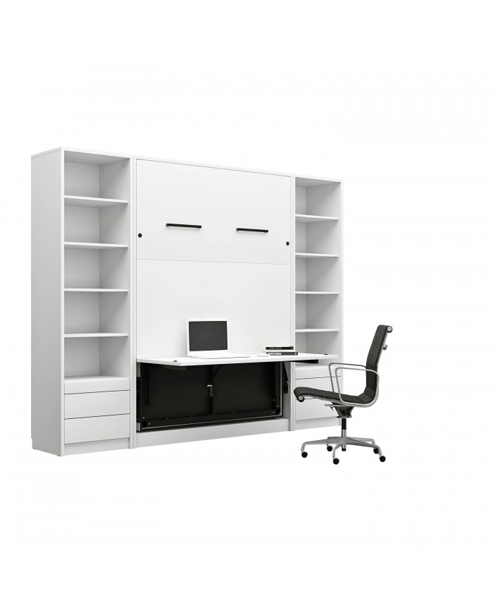 Lit escamotable avec bureau intégré | Gamme DELUXE