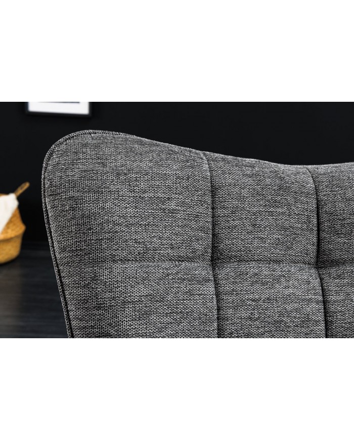 Fauteuil SCANDINA Gris chiné – Élégance nordique et confort au quotidien