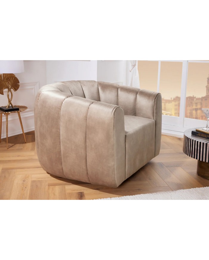Fauteuil BABYLON – Élégance et liberté de mouvement à 360°