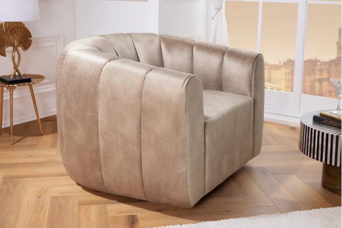 Fauteuil BABYLON – Élégance et liberté de mouvement à 360°