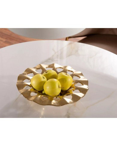 Table plateau rond céramique 90x90 cm Azalée