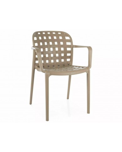 Chaise en PVC avec accoudoirs design Sprit II
