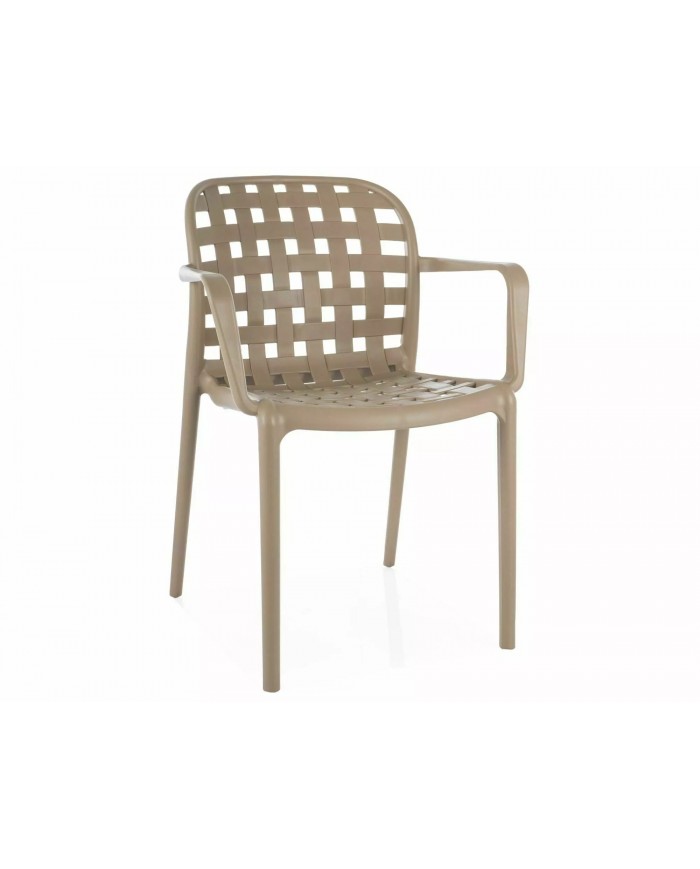 Chaise en PVC avec accoudoirs design Sprit II