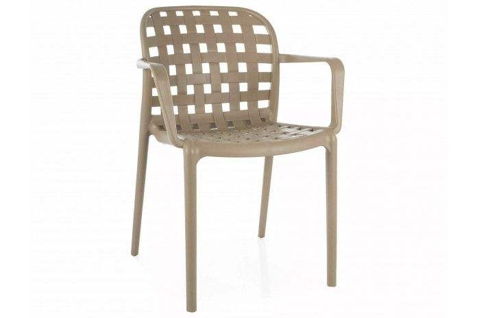 Chaise en PVC avec accoudoirs design Sprit II
