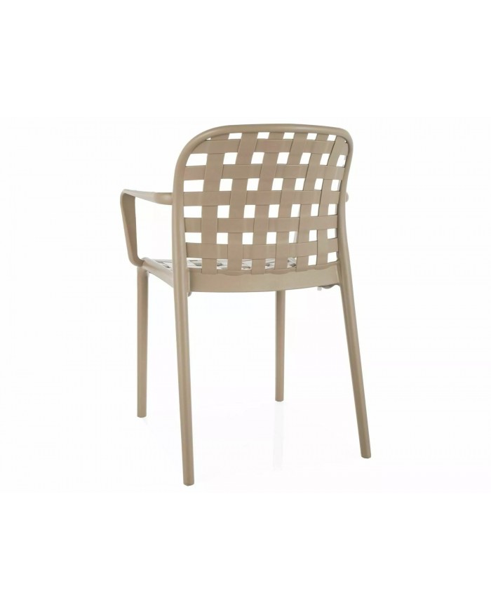 Chaise en PVC avec accoudoirs design Sprit II