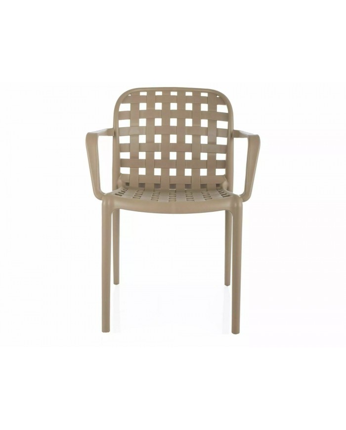 Chaise en PVC avec accoudoirs design Sprit II