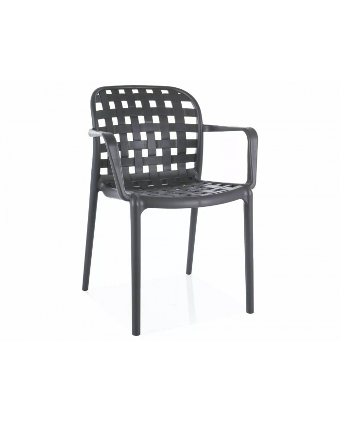 Chaise en PVC avec accoudoirs design Sprit II