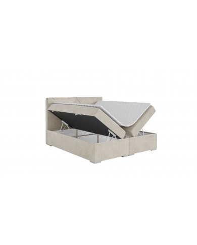 Lit Boxspring BELAZE – Design Élégant, Confort Exceptionnel, Rangement Intelligent