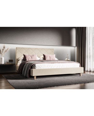 Lit SLIM  avec sommier intégré  Minimalisme raffiné & confort intégré