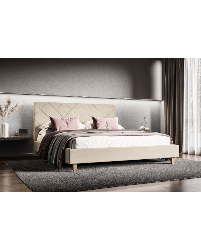 Lit SLIM  avec sommier intégré  Minimalisme raffiné & confort intégré