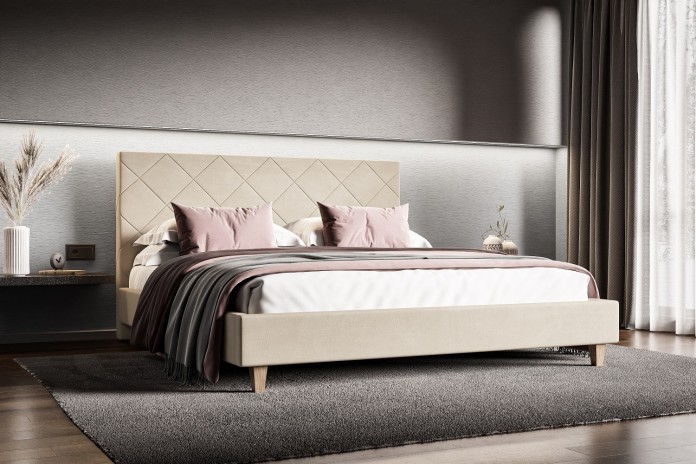 Lit SLIM  avec sommier intégré  Minimalisme raffiné & confort intégré